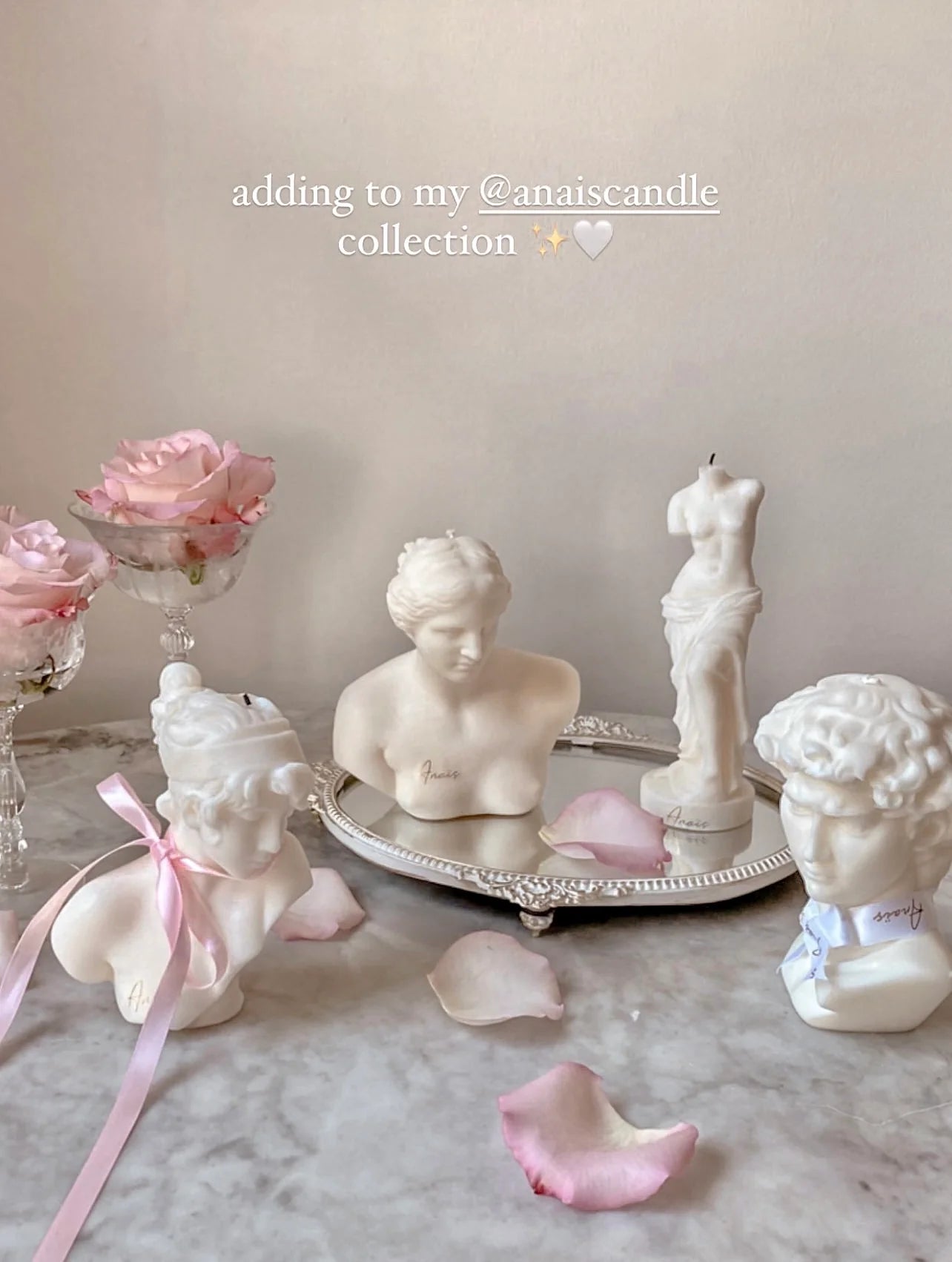 Venus de Milo Portrait Candle