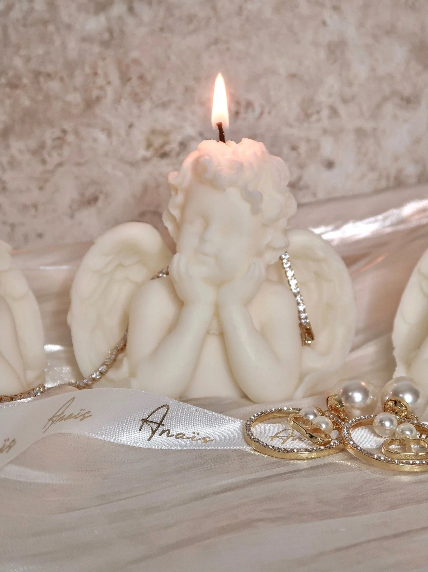 Angelic Blessing Candle Set of 3
