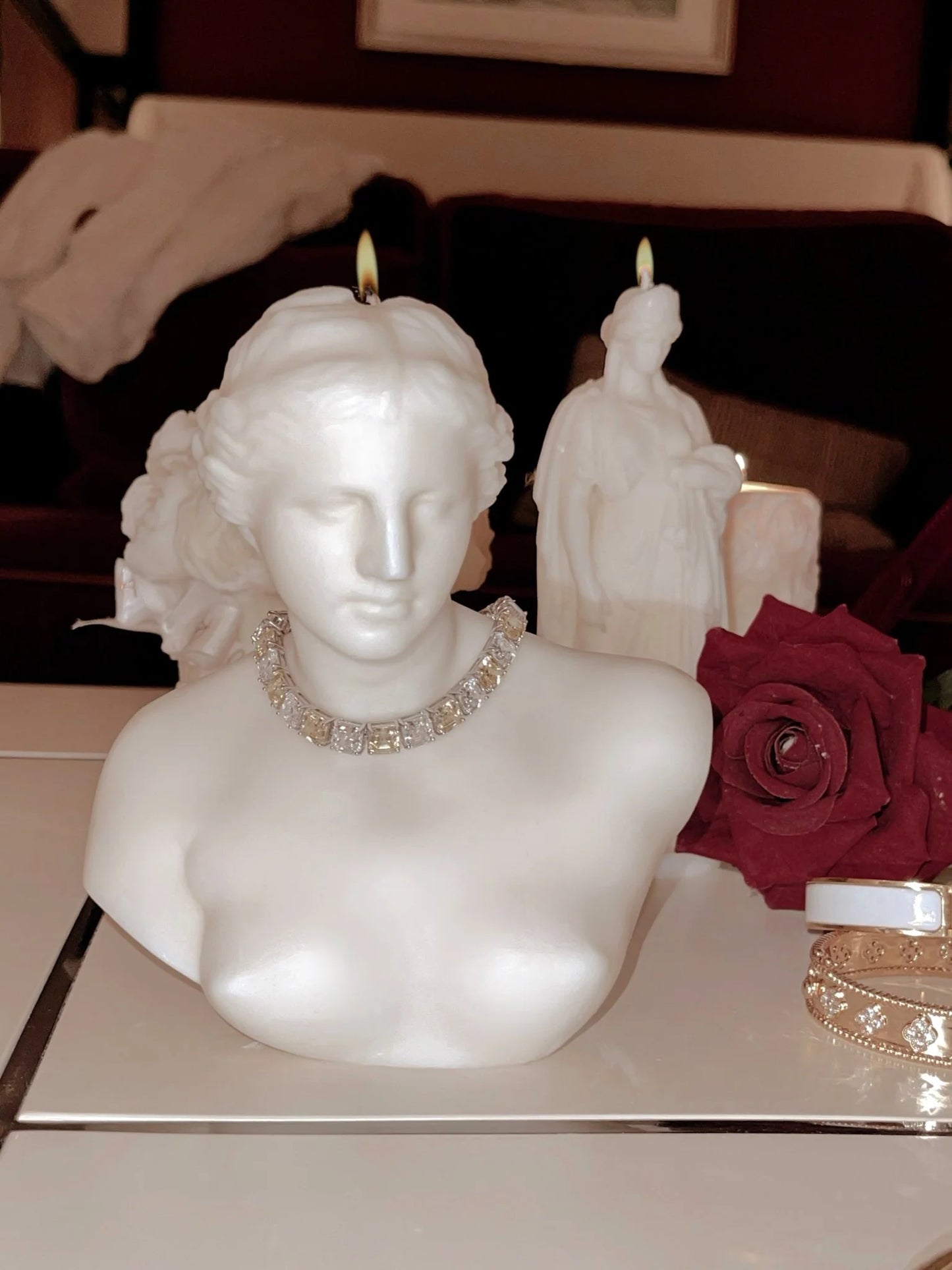 Venus de Milo Portrait Candle