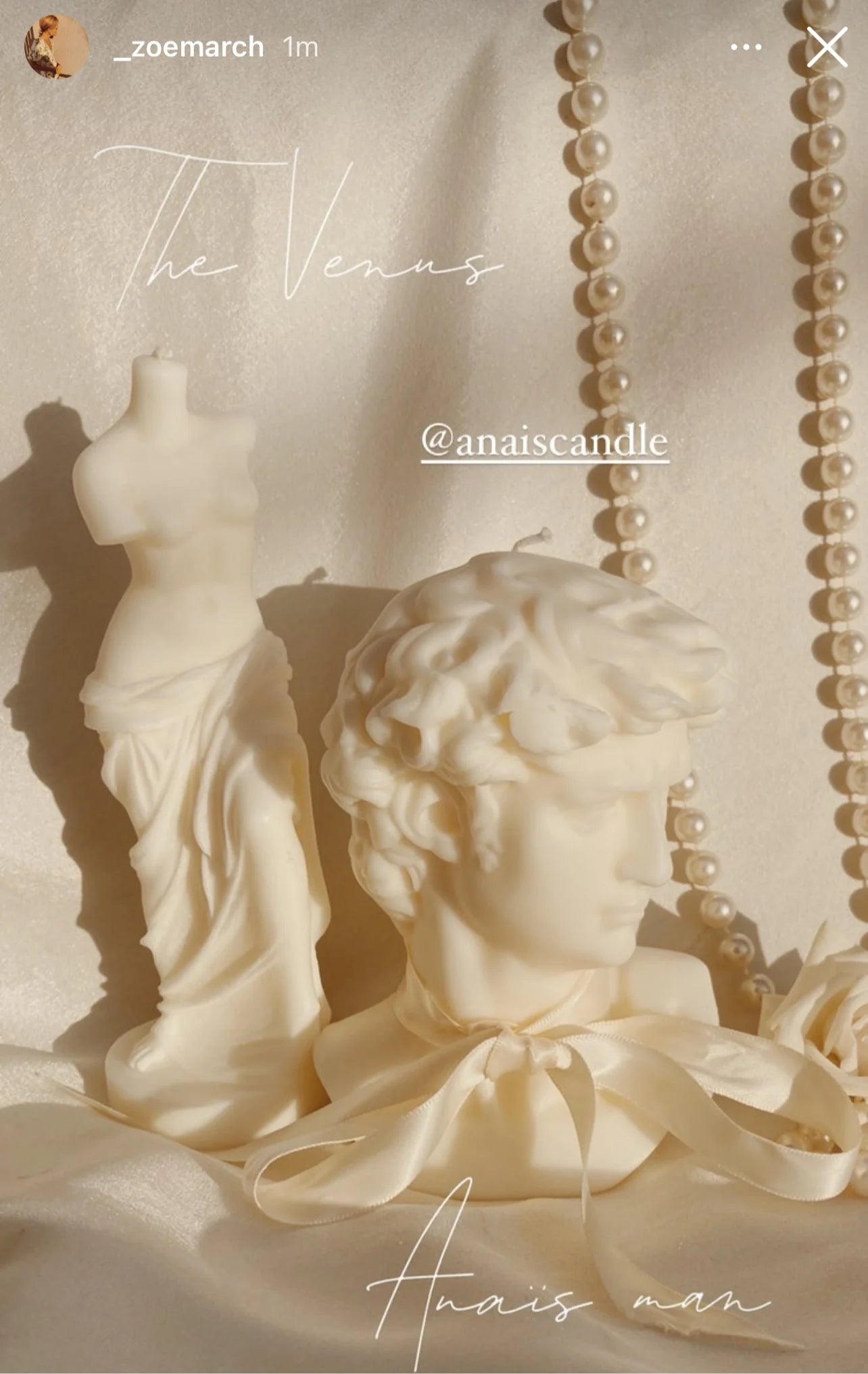Anaïs Man & Venus Set in Sculpture White