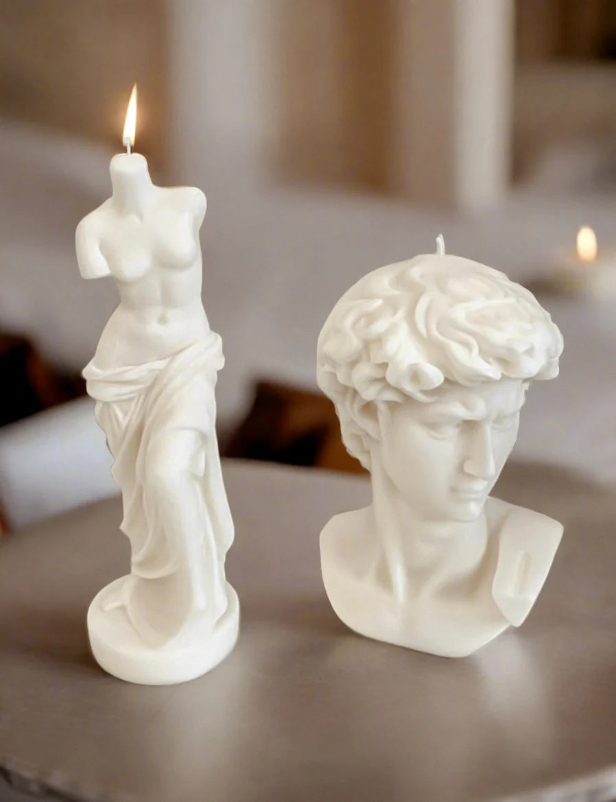 Anaïs Man & Venus Set in Sculpture White
