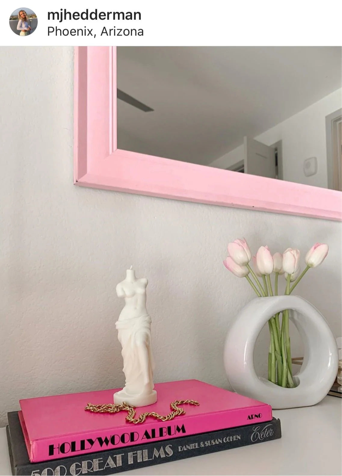 The Venus Candle In Sculpture White