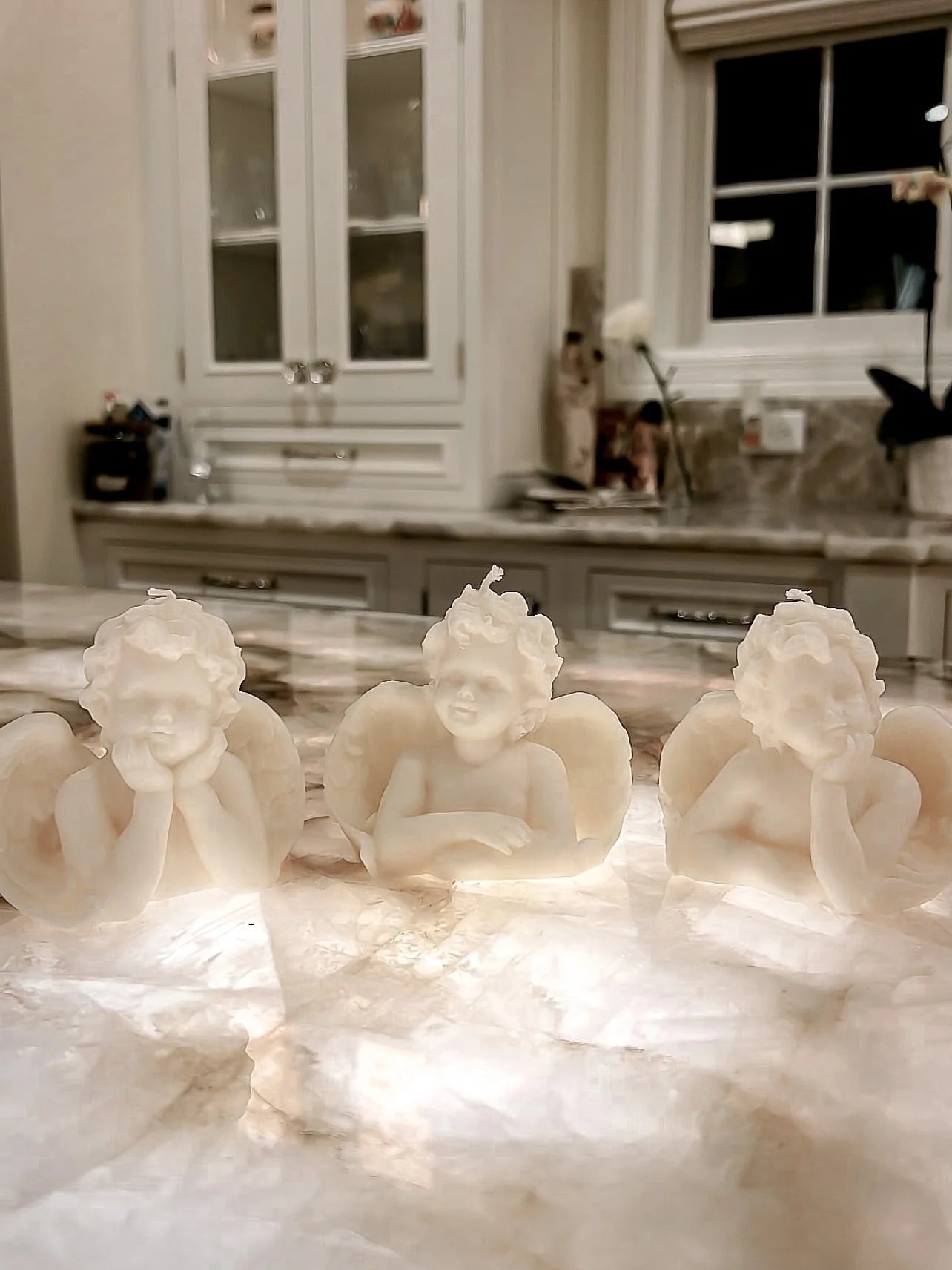 Angelic Blessing Candle Set of 3
