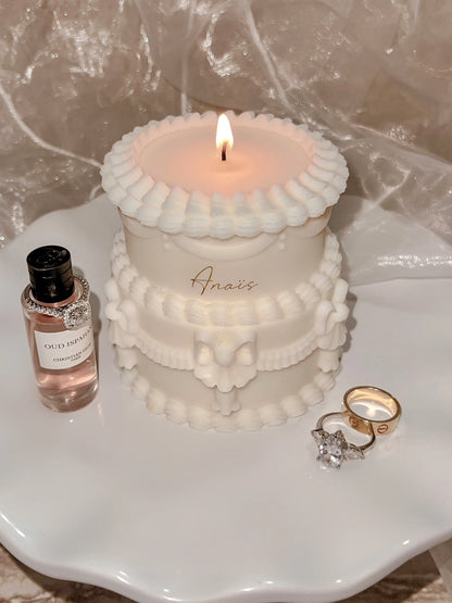 Double Layer Creamy Vintage Cake