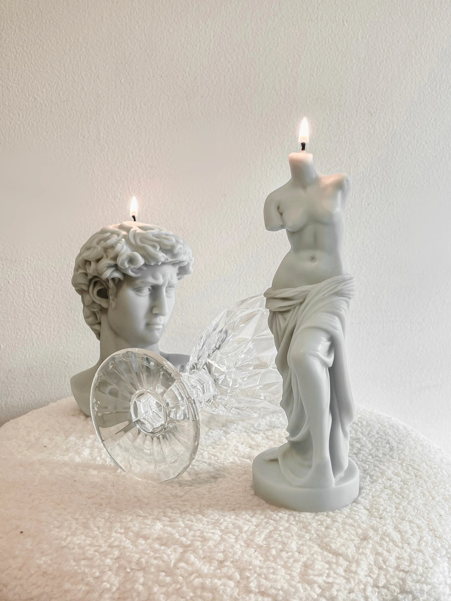 The Venus Candle in Calcite Blue