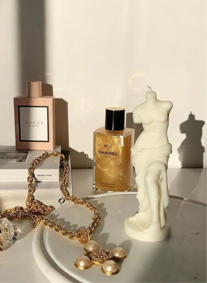The Venus Candle In Sculpture White